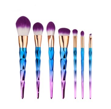 QELVENA Diamond 7-Piece Makeup Brush Set